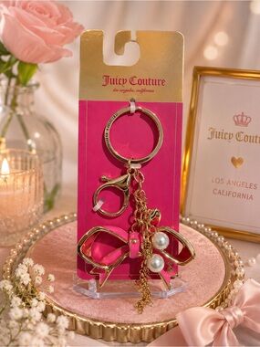 Juicy Couture Pink Bow Charm.